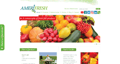Desktop Screenshot of amerifresh.com