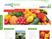 Tablet Screenshot of amerifresh.com